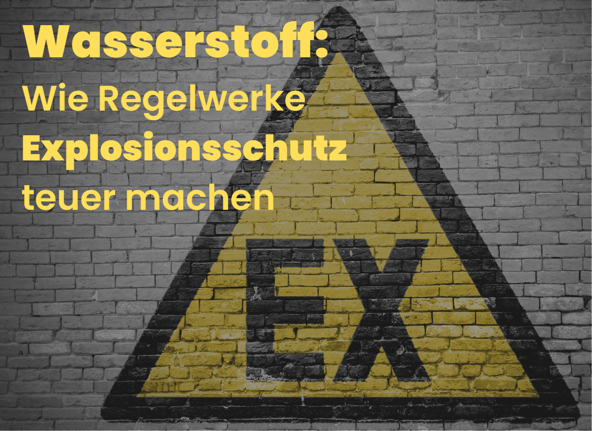 „Selbstzündung“ von Wasserstoff: Ist sekundärer Explosionsschutz überhaupt möglich?